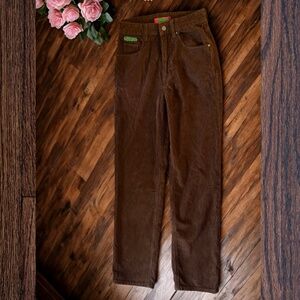 Empyre Tori Brown Courderoy Pants Size 0